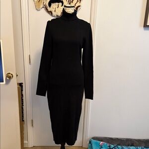 Express Black Long Sleeve Dress